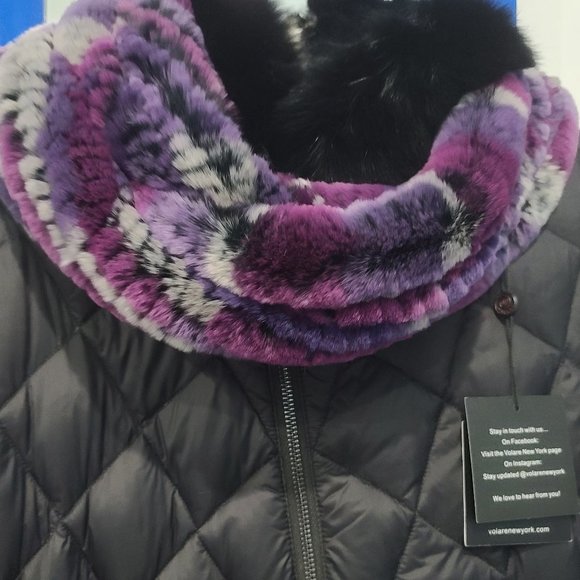 NW✅ BLUE DUCK FUR EVERSIBLE JACKET: FUR - FOX TRIM + FUR SCARF ✨BOTH NWT's - Picture 13 of 16